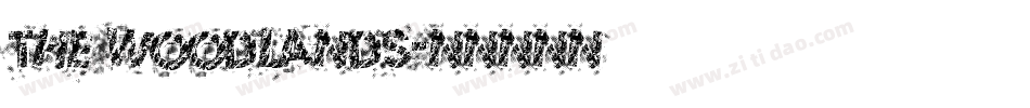 The Woodlands字体转换